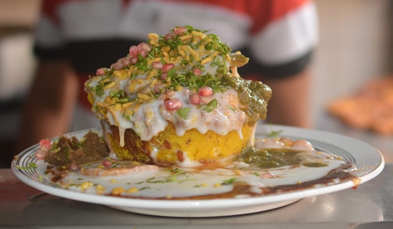 Best Street Foods In Lucknow Basket-Chaat-Pic Credit By Google